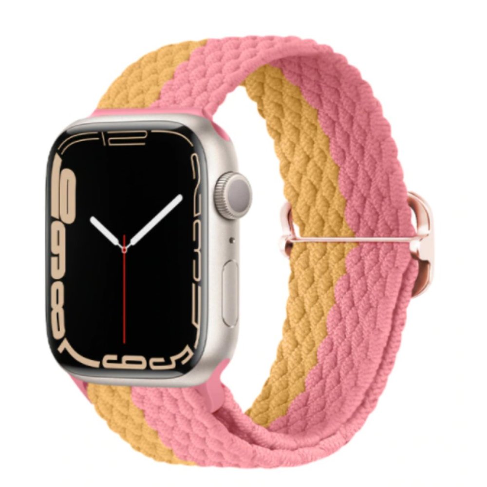 NEW Adjustable Braided Solo Loop For Apple Watch YP